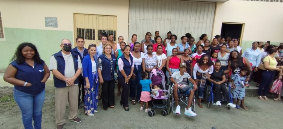 Consulado inicia proyecto de formación para el trabajo para víctimas residentes en Esmeraldas