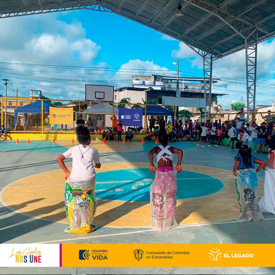 Consulado de Colombia en Esmeraldas celebró el 20 de julio de 2023 con familias colombianas 