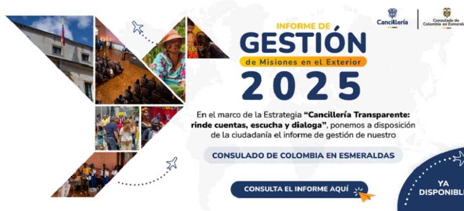 Informe de Gestión de Misiones en el Exterior 2025