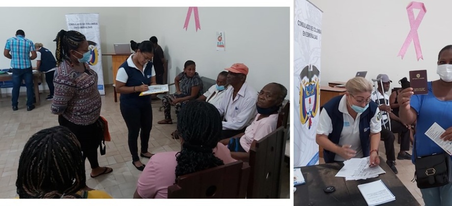 Consulado en Esmeraldas realizó con éxito encuentro consular en San Lorenzo