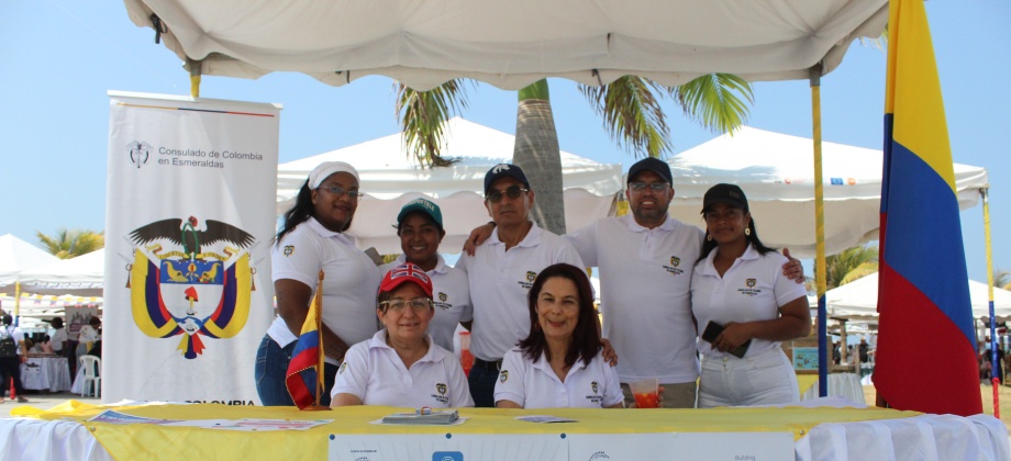 Día del Colombiano Migrante: Éxito en la II Feria Binacional en Esmeraldas