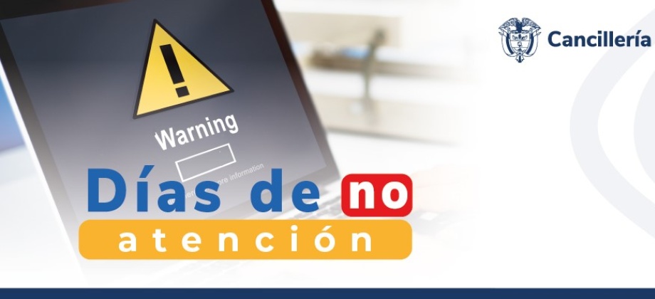 Colombia en Esmeraldas – Ecuador no tendrá atención al público este viernes 24 de mayo de 2024