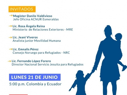 El Consulado de Colombia en Esmeraldas se unió a la celebración del Día del Refugiado, el 20 de junio de 2021